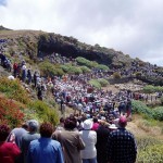 Junta de Ganado y Fiesta de los Pastores 2005 - Organizan l@s Pastores Herreñ@s en La Dehesa Comunal - Foto de Martín Machín (El Hierro) - Archivo Documental de la Federación de Salto del Pastor Canario - La Frontera - El Hierro - Archipiélago Canario (24 de Abril de 2005).