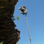 Salto a Regatón Muerto y A Pies Juntos del Saltador Grancanario Mario Rodríguez (Jurria Jaira) - Imágenes de la Ruta de Salto del Pastor Canario 'Wadalda 2016' del Camino del Morrillo y La Piedra Redonda a Los Morros y Barranco de La Breña - Organiza Jurria Jaira el 1 de Enero de 2016 en Telde - Isla de Gran Canaria - Álbum de Fotos de Mario Rodríguez (Jurria Jaira y WebMaster SaltodelPastorCanario.org) y de Félix Santana (Jurria Jaira) - Archivo Documental de la Federación de Salto del Pastor Canario (FSPC) - Archipiélago Canario (Enero de 2016).