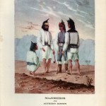 Atuendo Tradicional en el Siglo XIX de los Nativos y Campesinos de la Isla de Fuerteventura con Garrote ó Lata, Vara, y Macana - Acuarela de Alfred Diston publicada en su Obra 'Costumes Of The Canary Islands' (1829) - Fuerteventura - Archivo Documental de la Federación de Salto del Pastor Canario (FSPC) - Archipiélago Canario y Hannover (1829).